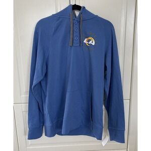 Los Angeles LA Rams Pullover Hooded Sweatshirt NFL Hoodie Size L.